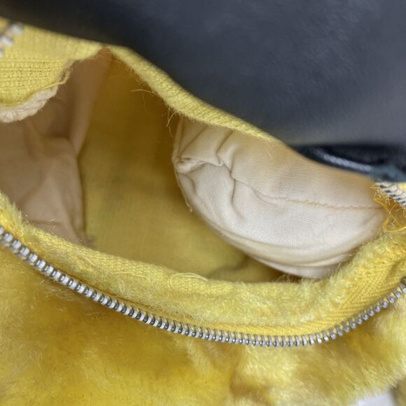 Rubber Face Baby Doll Girl Yellow Pajama Bag Keeper Vintage Collectible - Picture 11 of 11